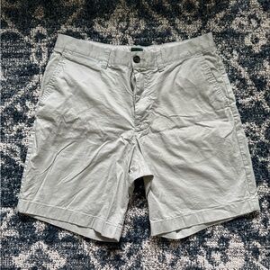 J. Crew Factory Gray Flat Front Shorts